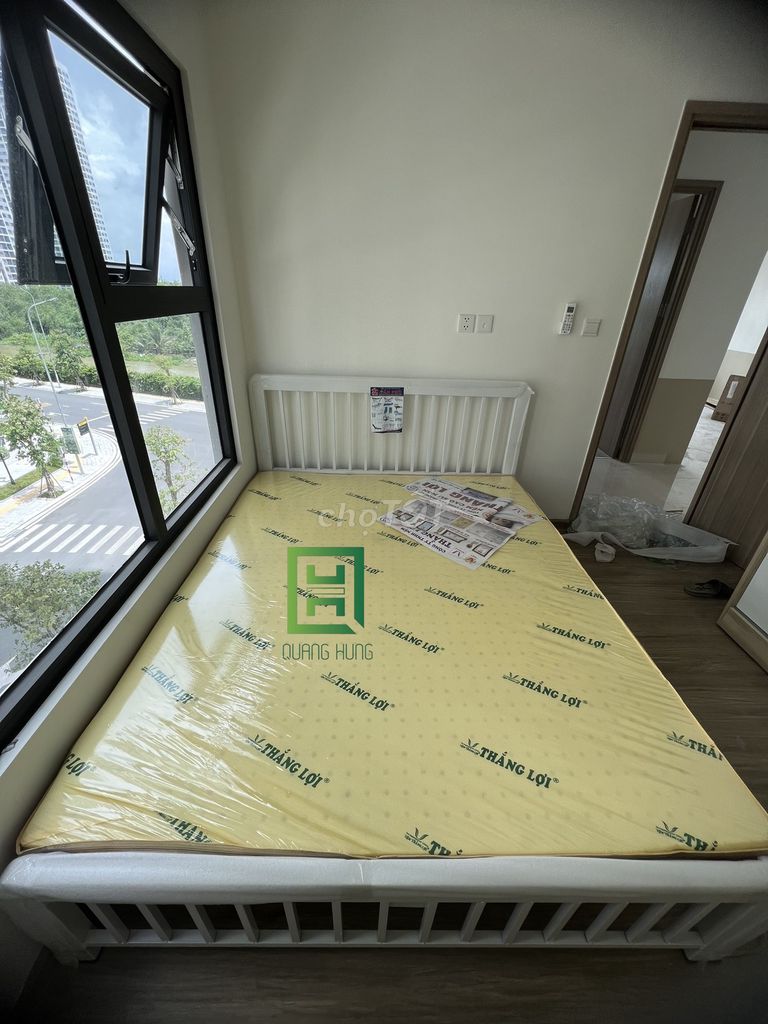 Giường sắt Sắt tĩnh điện Trắng 1m x 2m. Mua bán Giường, chăn ga gối nệm tại Thành phố Thủ Đức Tp Hồ Chí Minh được đăng bởi Nội Thất Quang Hùng hình 1