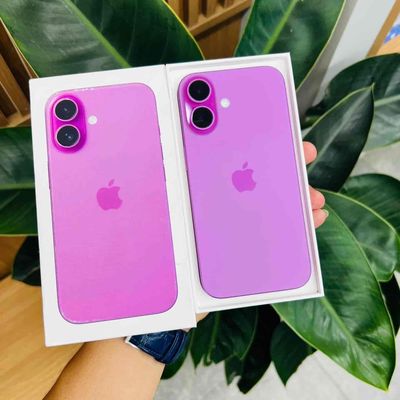 iPhone 16 128G 256G FULLBOX Hồng NEW APPLE 11/2025