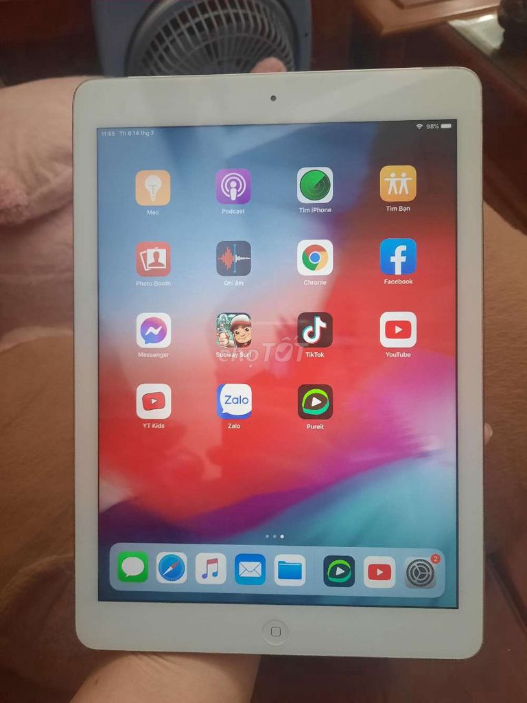 Cần bán Ipad Air 32GB Không Sim Icloud sạch