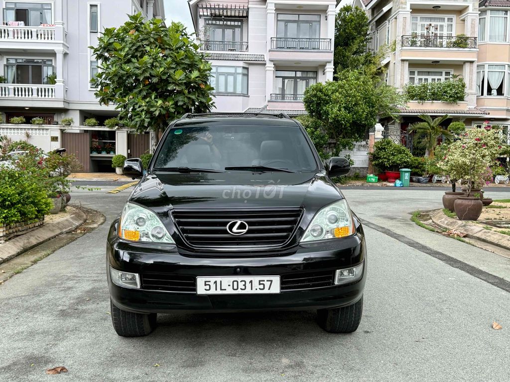 Lexus GX470 2007 чёрный