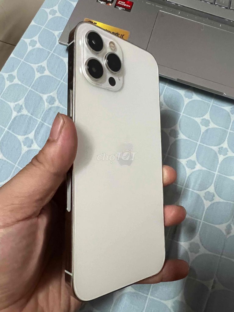 iPhone 12 Pro Max 128GB Trắng đã thay pin. Mua bán Điện thoại tại Thị xã Phú Mỹ Bà Rịa - Vũng Tàu được đăng bởi Khải Nguyễn hình 1