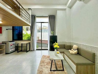 CHO THUÊ 1PN DUPLEX - BAN CÔNG FULL NỘI THẤT ĐI BỘ QUA UEH 2 PHÚT