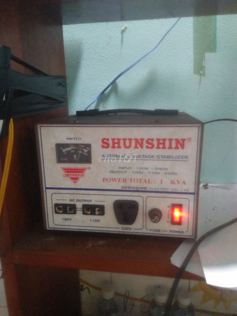 Ổn áp SHUNSHIN 1 KVA 100V-110V-220V. Mua bán Nội thất, đồ gia dụng khác tại Huyện Hớn Quản Bình Phước được đăng bởi vantai hình 1