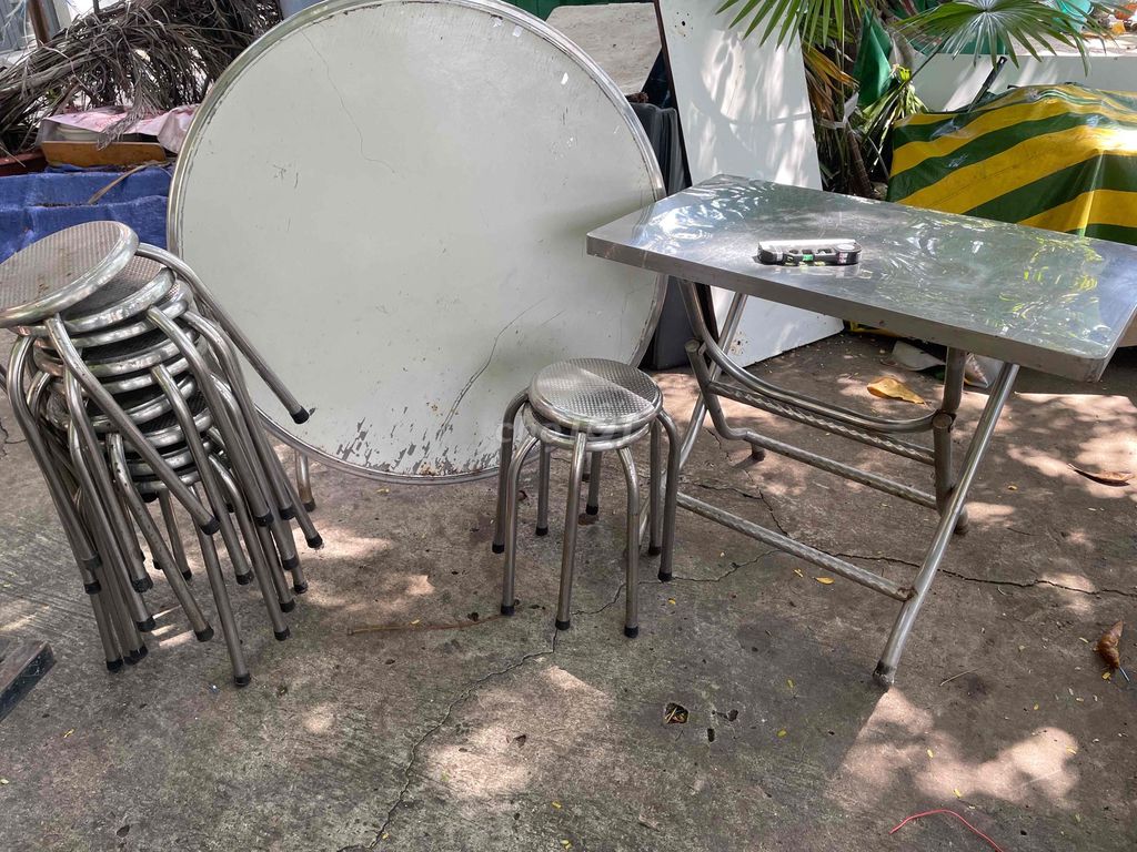 Bàn ghế Inox. Mua bán Bàn ghế tại Quận Bình Thạnh Tp Hồ Chí Minh được đăng bởi NGUYỄN VĂN HÀO hình 1