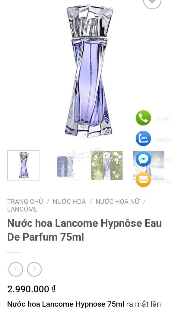 Nước hoa cho chi em hay giao tiếp khách