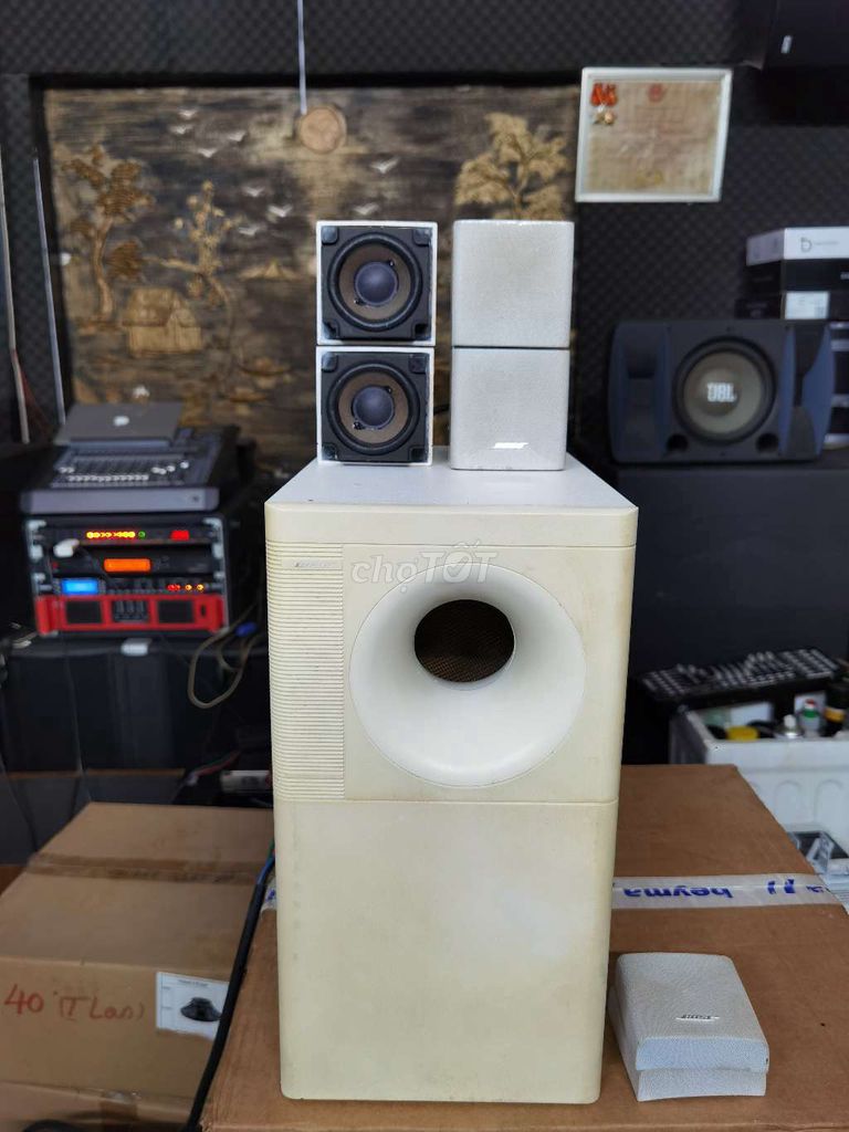 Hệ thống loa Bose Acoustimass 3 Series IV Trắng. Mua bán Tivi, Âm thanh tại Quận Cẩm Lệ Đà Nẵng được đăng bởi RCF hình 1