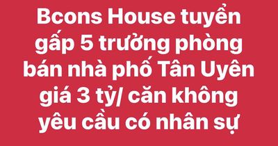 ✅✅ TẬP ĐOÀN BCONS TUYỂN DỤNG NHÂN VIÊN ✅✅