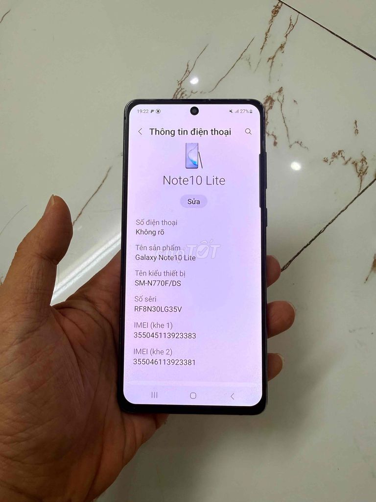 Bán Xác Samsung Note10lite Ram8/128 hỏng màn. Mua bán Điện thoại tại Quận Hà Đông Hà Nội được đăng bởi Mạnh Mobile hình 1