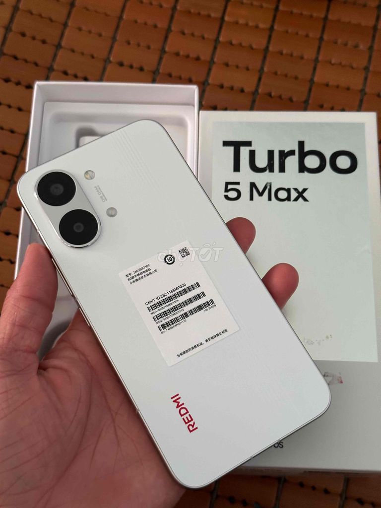 Xiaomi Redmi Turbo 5 Max 256GB Trắng 99%. Mua bán Điện thoại tại Thành phố Thủ Dầu Một Bình Dương được đăng bởi Hoàng hải hình 1