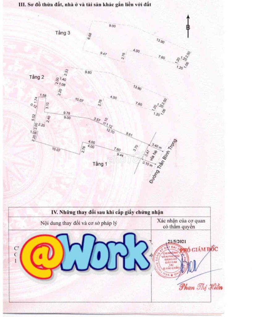 Bán nhà 3 tầng vị trí kinh doanh đường Trần Bình Trọng, dt:142,5m2,ĐN