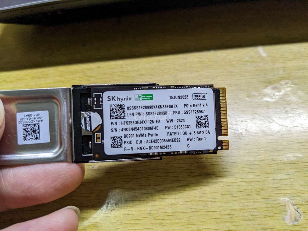 SK hynix SSD NVMe Gen 4 256GB Đã sử dụng. Mua bán Linh kiện (RAM, Card...) tại Huyện Hoài Đức Hà Nội được đăng bởi Sky hình 1