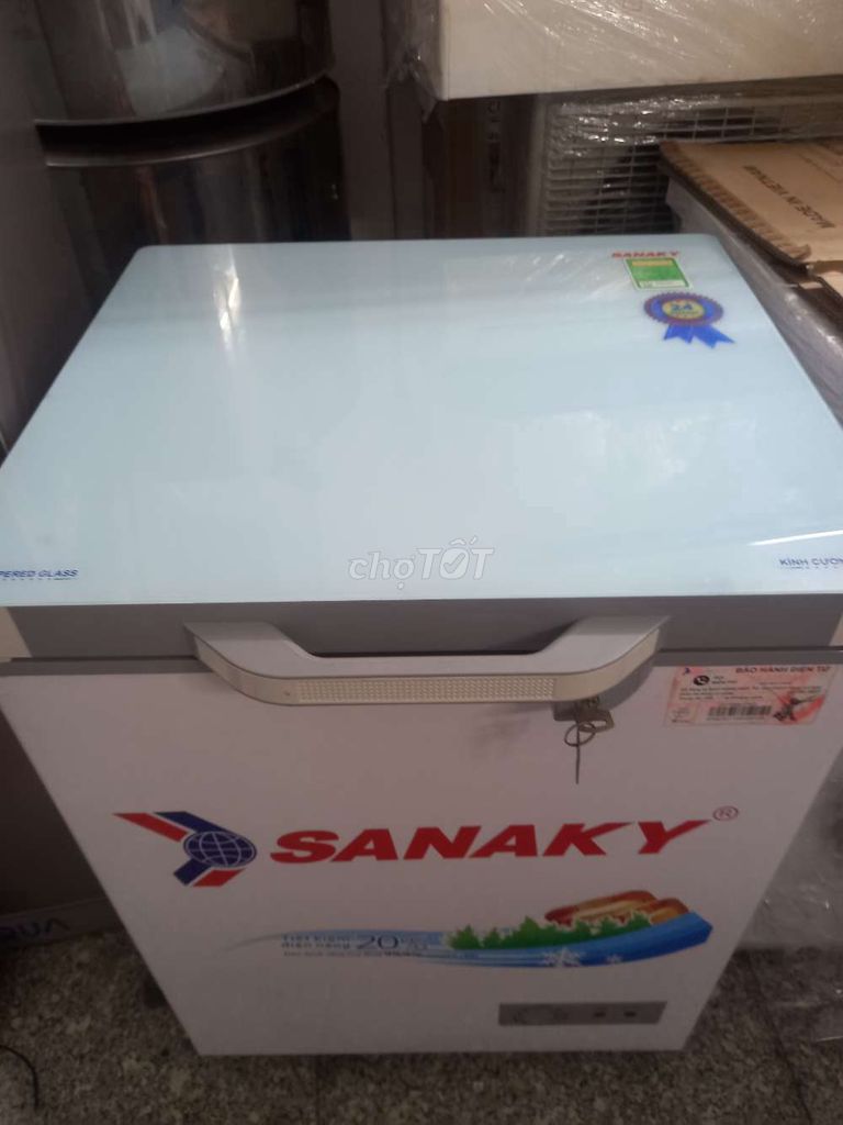 tủ đông sanaky 100l mới 99%