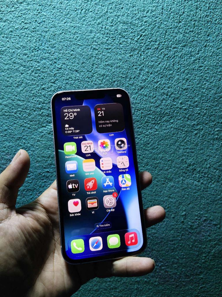 Apple iPhone 13 128GB Trắng 95% đẹp. Mua bán Điện thoại tại Quận Liên Chiểu Đà Nẵng được đăng bởi Công Lực hình 1