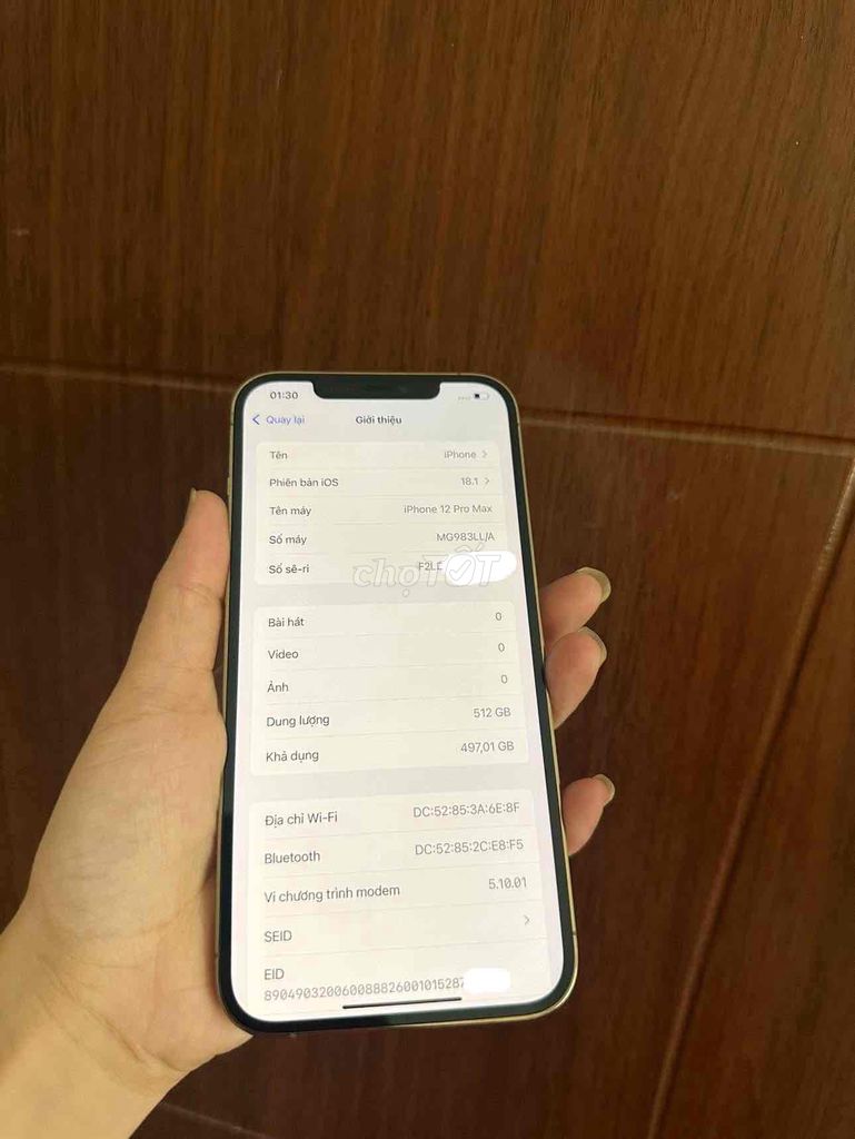 iphone 12promax 512gb giá tốt