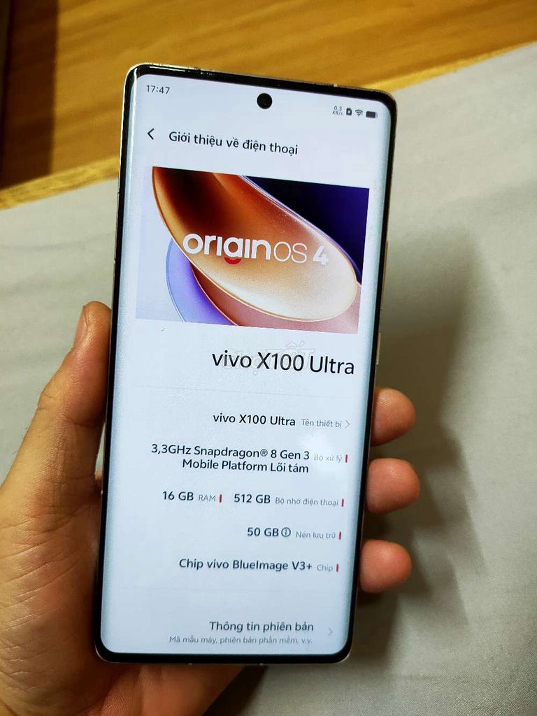X100 Ultra X100U Os 4 16.512 Siêu Camera Pin 95%. Mua bán Điện thoại tại Huyện Gò Dầu Tây Ninh được đăng bởi No Fix hình 1