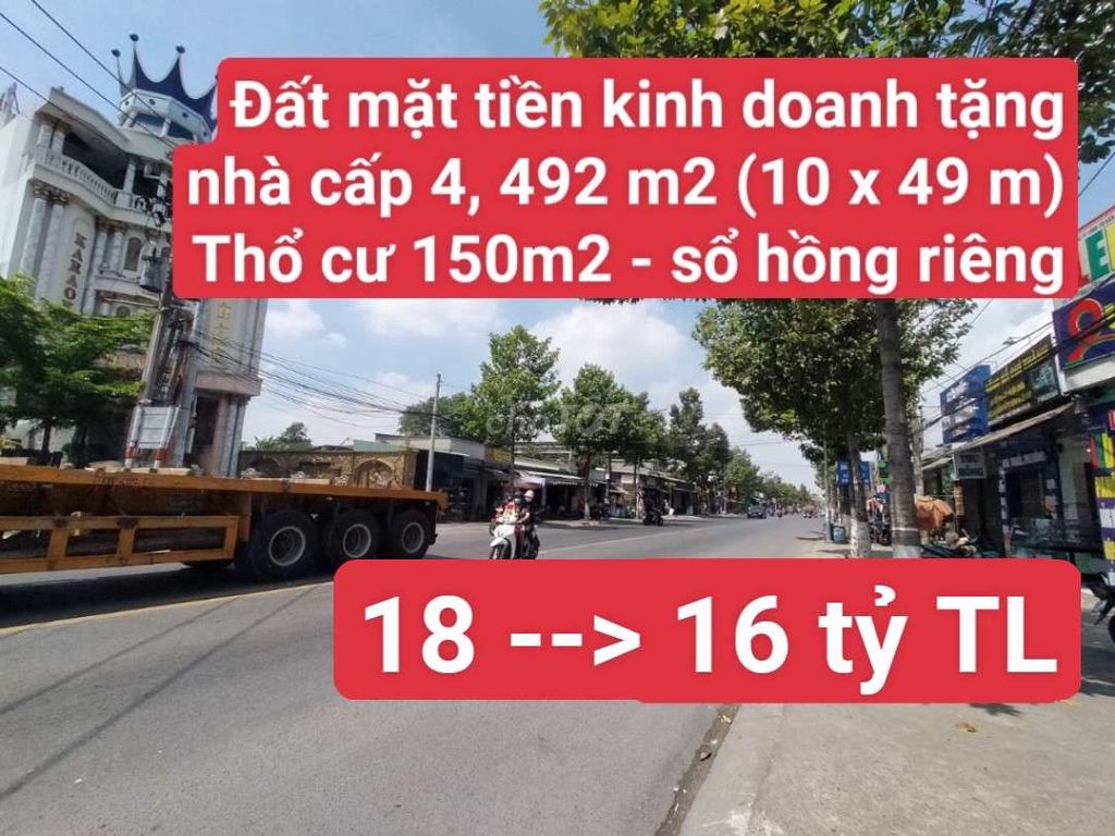 🆘 Đất mặt tiền kinh doanh đường Nguyễn Thị Minh Khai, Tân Bình, Dĩ An