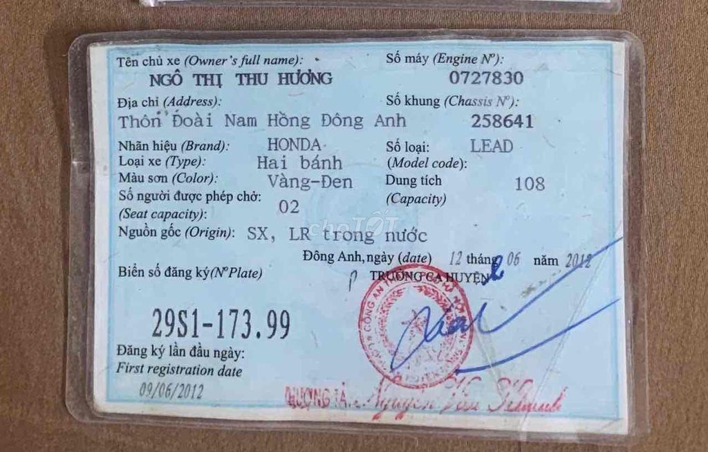 Xe Lead đi 3v ít đi ai cần thì lhe e làm giá. Mua bán Xe máy tại Quận Bắc Từ Liêm Hà Nội được đăng bởi Long hình 4