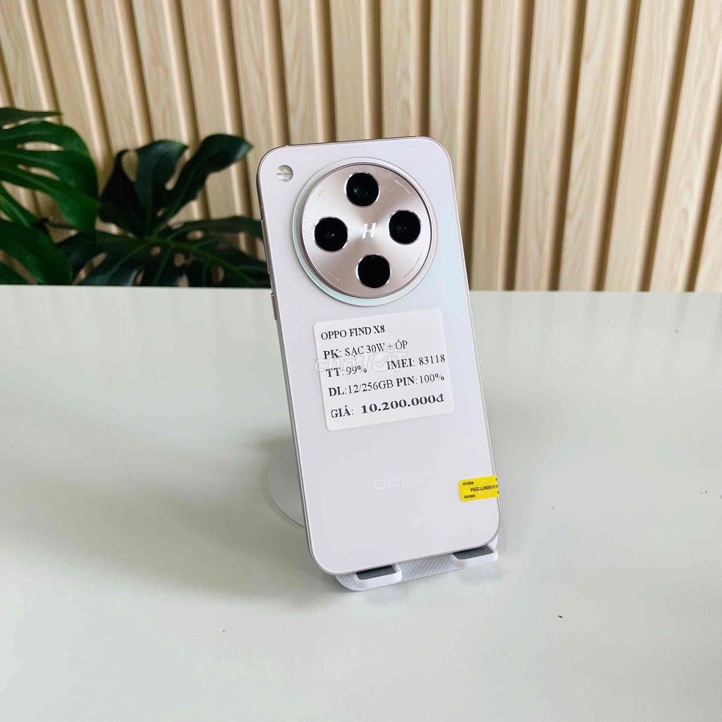 Oppo Find X8 5G -12/256GB - Pin 100 - Nguyên Zin. Mua bán Điện thoại tại Quận Ninh Kiều Cần Thơ được đăng bởi Hmphone hình 1