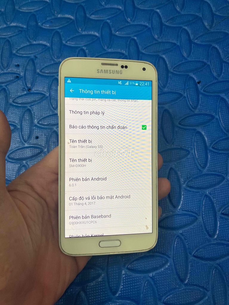 Bán Samsung S5 zin bay nút bấm nguồn. Mua bán Điện thoại tại Quận Hà Đông Hà Nội được đăng bởi Mạnh Mobile hình 1