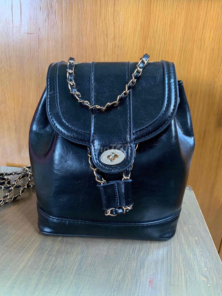 Ba lô nữ da Đen còn mới. Mua bán Túi xách tại Huyện Cần Giuộc Long An được đăng bởi Ngọc Ngọc hình 1