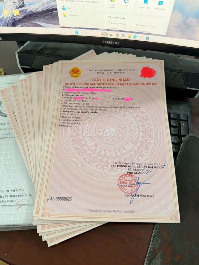 SỔ ĐỎ TRAO TAY_CHUNG CƯ H1 HÀO NAM_Ô CHỢ DỪA_GẦN HỌC VIỆN ÂM NHẠC - ảnh 4