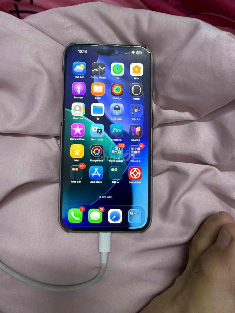 Apple iPhone 15 Pro Max Xám. Mua bán Điện thoại tại Huyện Hoài Đức Hà Nội được đăng bởi Đức Thắng hình 1