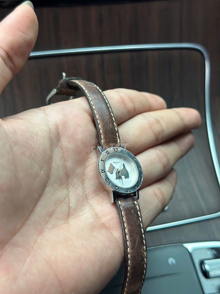 Đồng hồ đeo tay AGATHA Nữ Dây da Nâu. Mua bán Đồng hồ tại Quận Ba Đình Hà Nội được đăng bởi Linh hình 1