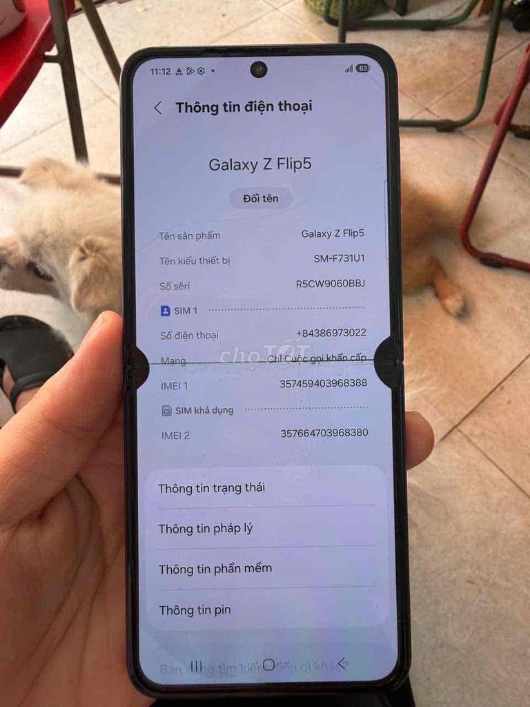 Samsung Galaxy Z Flip5 Đen. Mua bán Điện thoại tại Quận Gò Vấp Tp Hồ Chí Minh được đăng bởi Bunny  hình 1