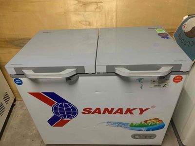 Cần bán tủ đông Sanaky 2 ngăn đông mát 200L  Model