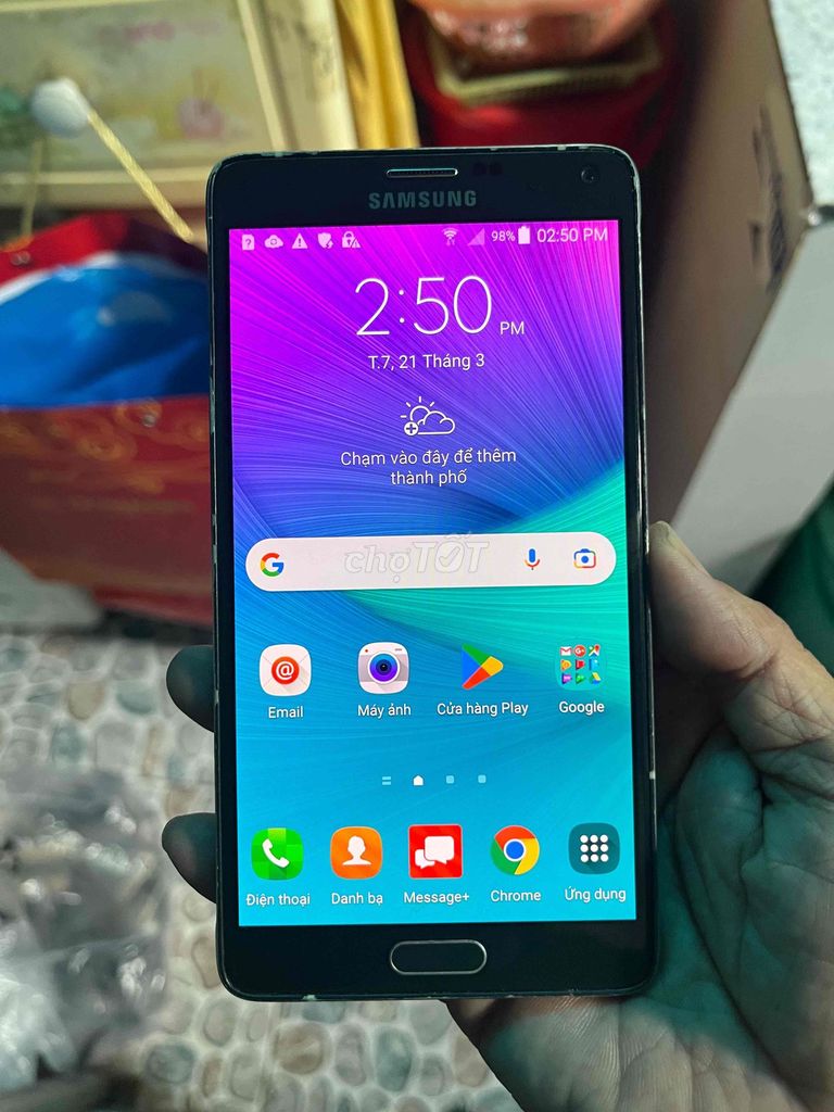 Samsung Note 4 Đen. Mua bán Điện thoại tại Huyện Hóc Môn Tp Hồ Chí Minh được đăng bởi Phạm Tuân hình 1