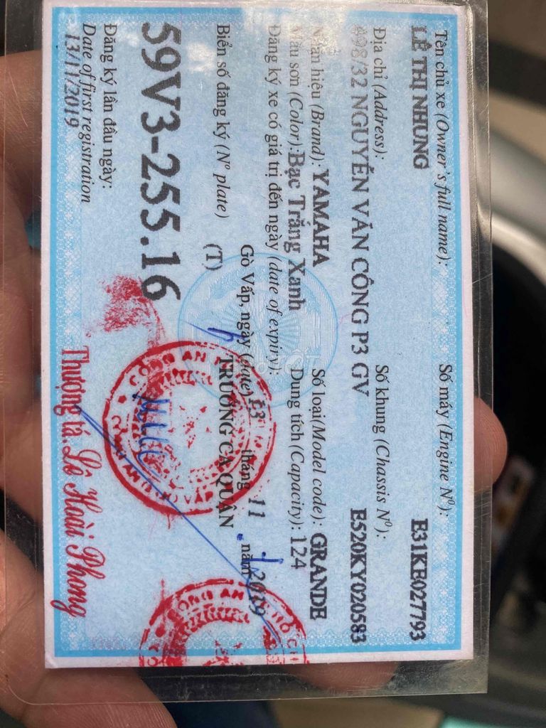 bán xe Grande 2019. Mua bán Xe máy tại Quận 12 Tp Hồ Chí Minh được đăng bởi Đỗ Đức Cảnh hình 4