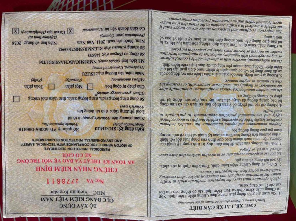 Isuzu 1,4t đời 2011 thùng kín 4,4*1,9*2 m máy lạnh. Mua bán Xe tải, xe ben tại Huyện Bình Chánh Tp Hồ Chí Minh được đăng bởi Vi hình 5