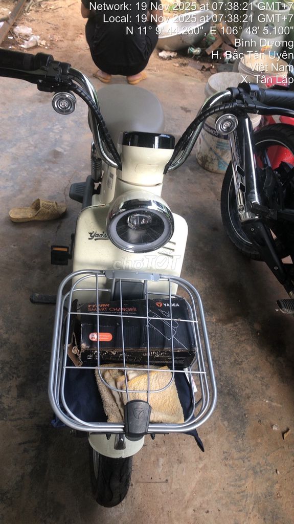 Xe đạp điện Yadea i8 màu Kem Đã sử dụng. Mua bán Xe điện tại Huyện Bắc Tân Uyên Bình Dương được đăng bởi Tên chưa cung cấp hình 3