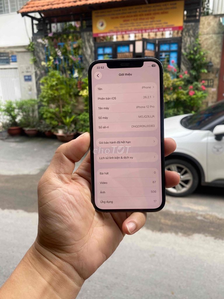 Apple iPhone 12 Pro 128GB Xám A14 Bionic. Mua bán Điện thoại tại Quận Gò Vấp Tp Hồ Chí Minh được đăng bởi HQ1986 Thanh Lý Cầm Đồ hình 1