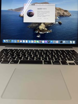 Macbook Pro Ram 16GB SSD 256GB 15 inch Retina
