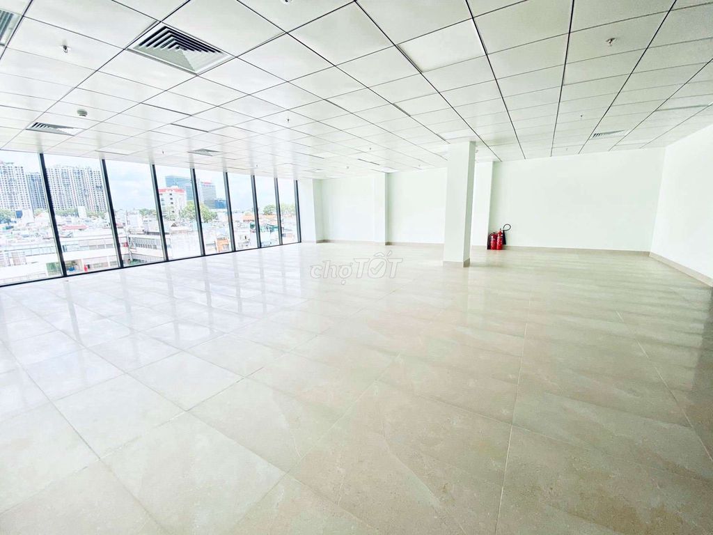 Cc cho thuê sàn VP MT Nguyễn Đình Chiểu Q3 230m2 99tr tòa nhà mới