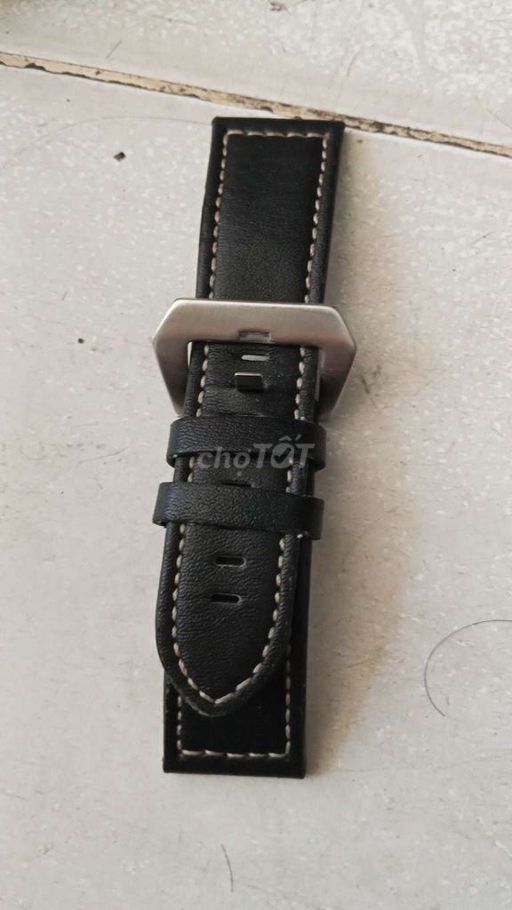 Dây đồng hồ da đen 20mm. Mua bán Phụ kiện thời trang khác tại Quận 3 Tp Hồ Chí Minh được đăng bởi Như Quỳnh hình 1