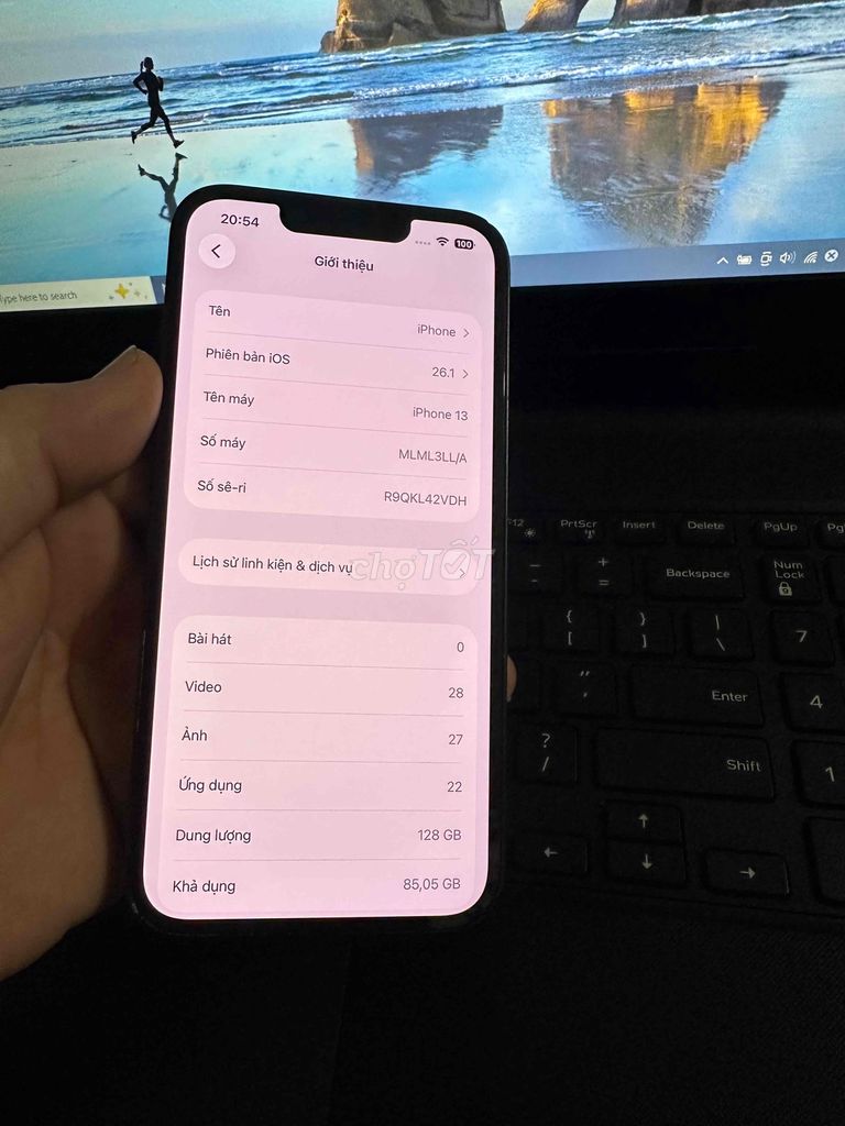 Apple iPhone 13 128GB Đen Cần bán hoặc Giao lưu. Mua bán Điện thoại tại Huyện Tân Châu Tây Ninh được đăng bởi M hình 1