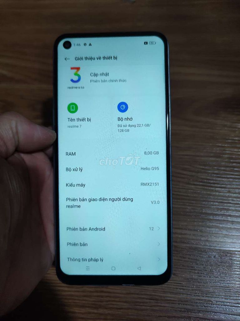 realme 7 r8/128 pin 5000 chip Helio G95