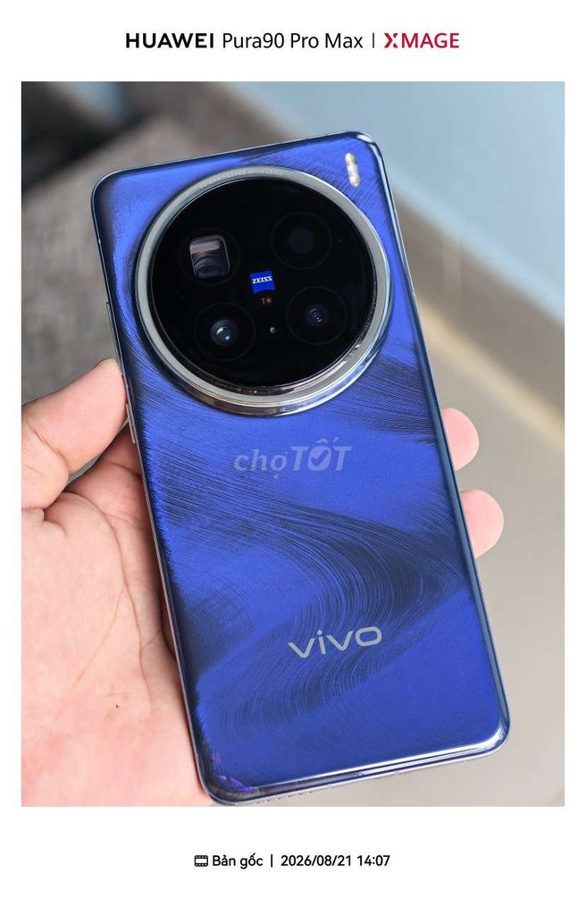 Vivo X200 Pro 16GB 512GB Xanh 95%. Mua bán Điện thoại tại Huyện Củ Chi Tp Hồ Chí Minh được đăng bởi Đạo Phong hình 1