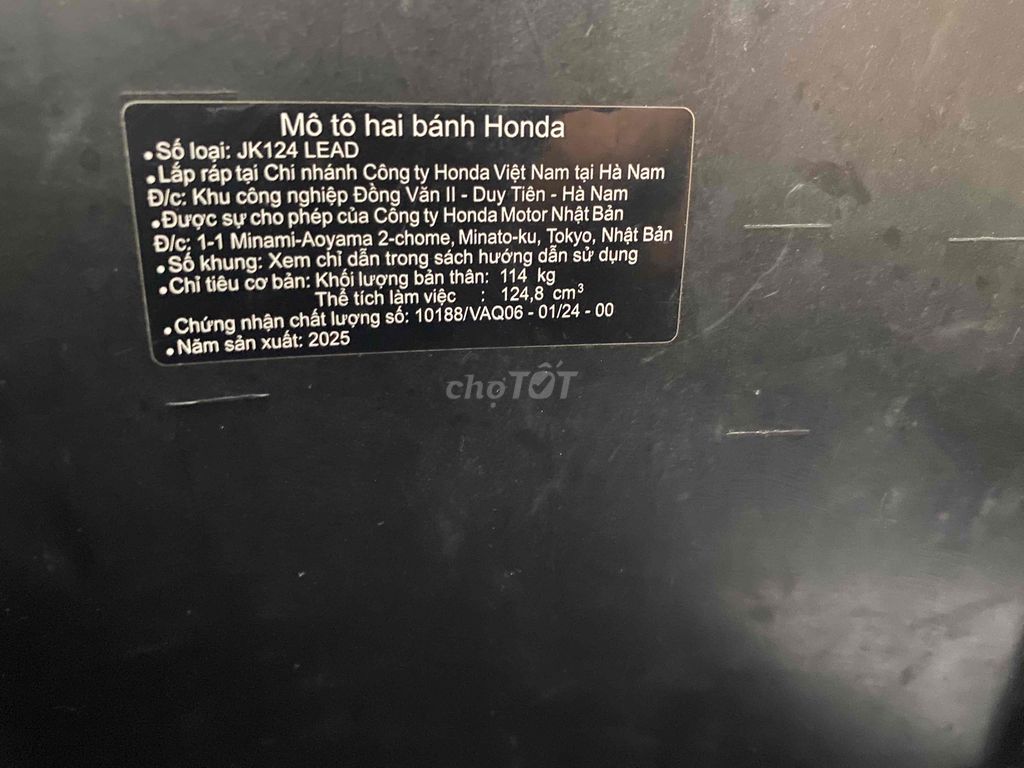 honda lead 2025 bản DB thắng ABS. Mua bán Xe máy tại Huyện Hóc Môn Tp Hồ Chí Minh được đăng bởi xe máy Tùng Liên  hình 12