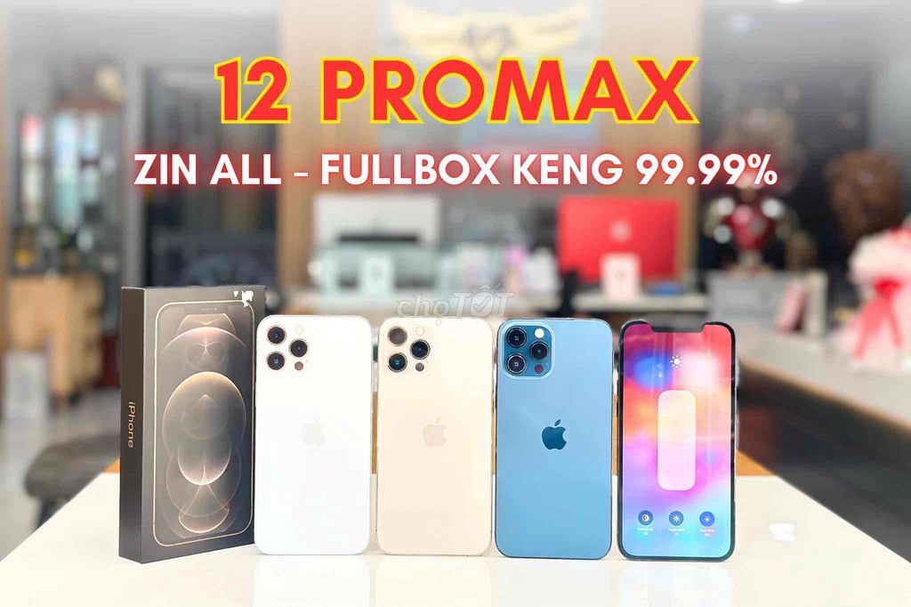 12 PROMAX - 256GB - ZINALL - Chất Đẹp