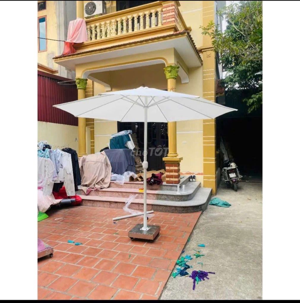 Dù che nắng chân đế bê tông. Mua bán Đồ chuyên dụng, Giống nuôi trồng tại Huyện Cần Giuộc Long An được đăng bởi Chi Chi hình 1