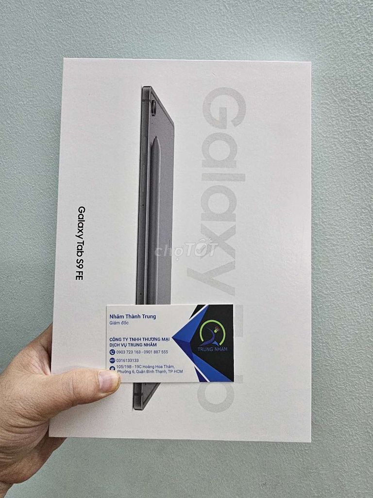 Samsung Tab S9 FE WiFi Xám 6-128 GB mới 100% seal