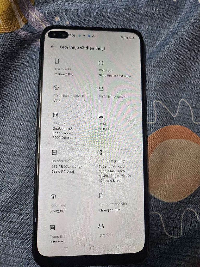 Realme 6 Pro 128GB. Mua bán Điện thoại tại Quận Cẩm Lệ Đà Nẵng được đăng bởi phương hình 1
