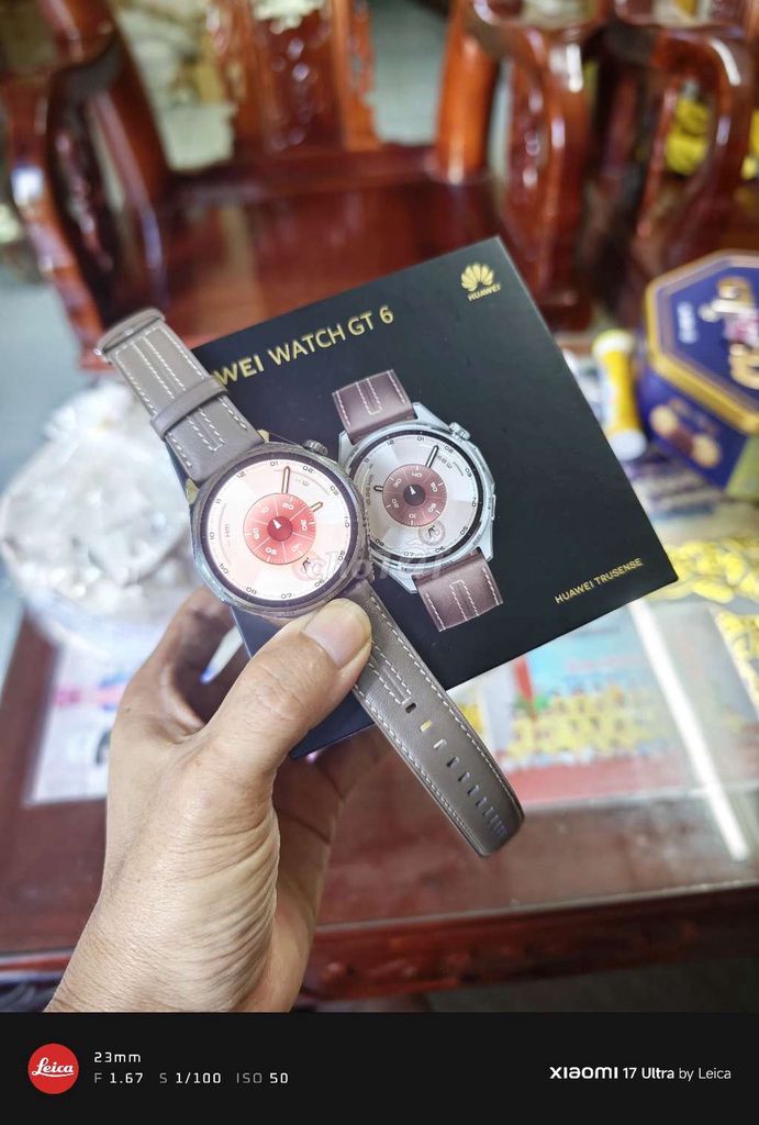 HUAWEI GT6 DÂY DA FULLBOX BH 10/2026. Mua bán Thiết bị đeo thông minh tại Thành phố Huế Thừa Thiên Huế được đăng bởi Lâm Nguyễn Store Smartphone and Smartwatch hình 1