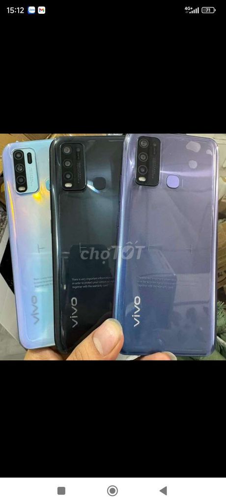 Vivo y50 ram8/128 pin 5000 sac nhanh .tyc