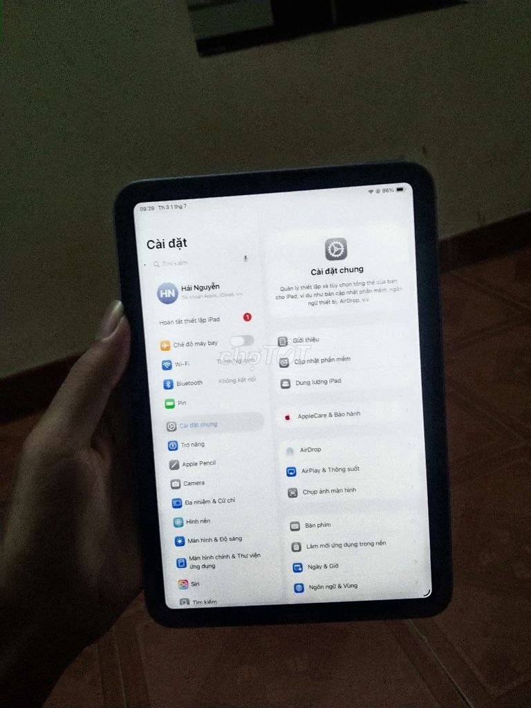 Mình cần bán iPad mini6 dùng từ đầu mất mỗi Vantay