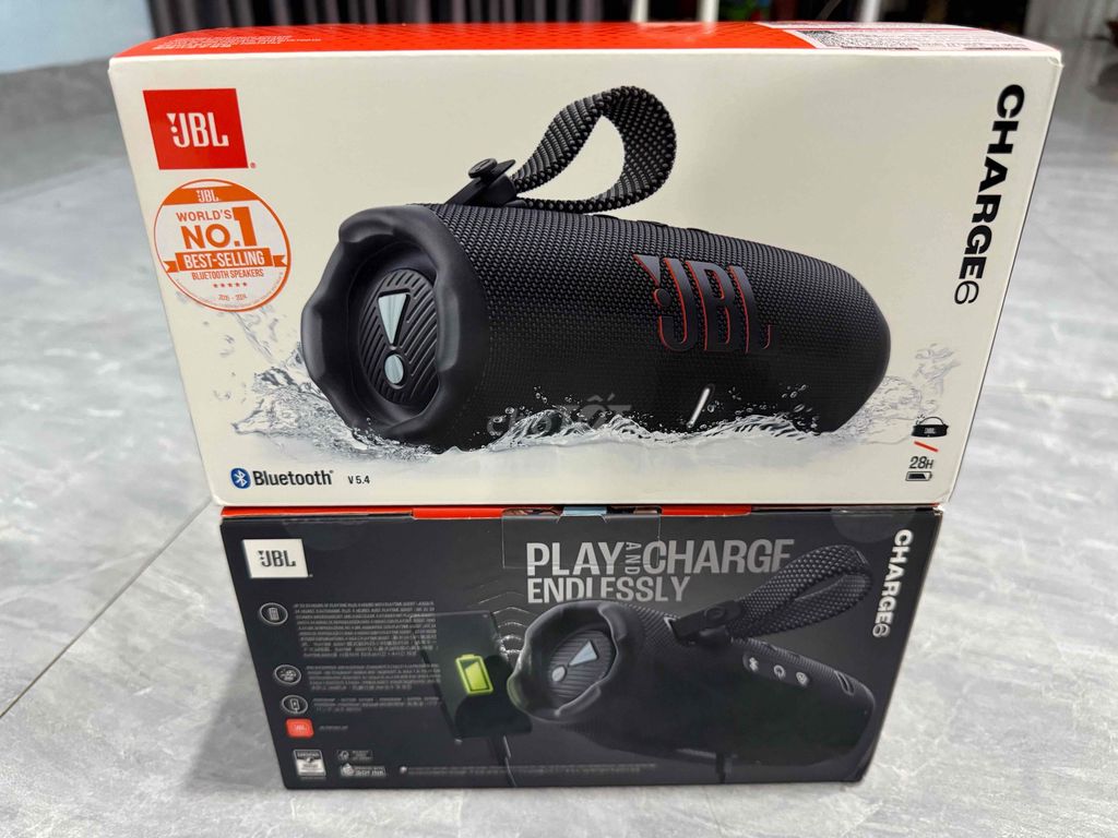 Loa Bluetooth JBL Charge 6 Đen. Mua bán Tivi, Âm thanh tại Thị xã Hương Thủy Thừa Thiên Huế được đăng bởi Bỉm Sữa Gia An hình 1