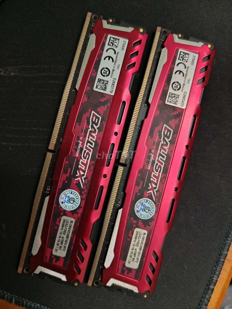 RAM Crucial Ballistix Sport LT 16GB DDR4 Đỏ. Mua bán Linh kiện (RAM, Card...) tại Quận Cẩm Lệ Đà Nẵng được đăng bởi Thắng Thanh hình 1